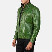 Darren Leren Bikerjack voor Heren – alternate product view 2