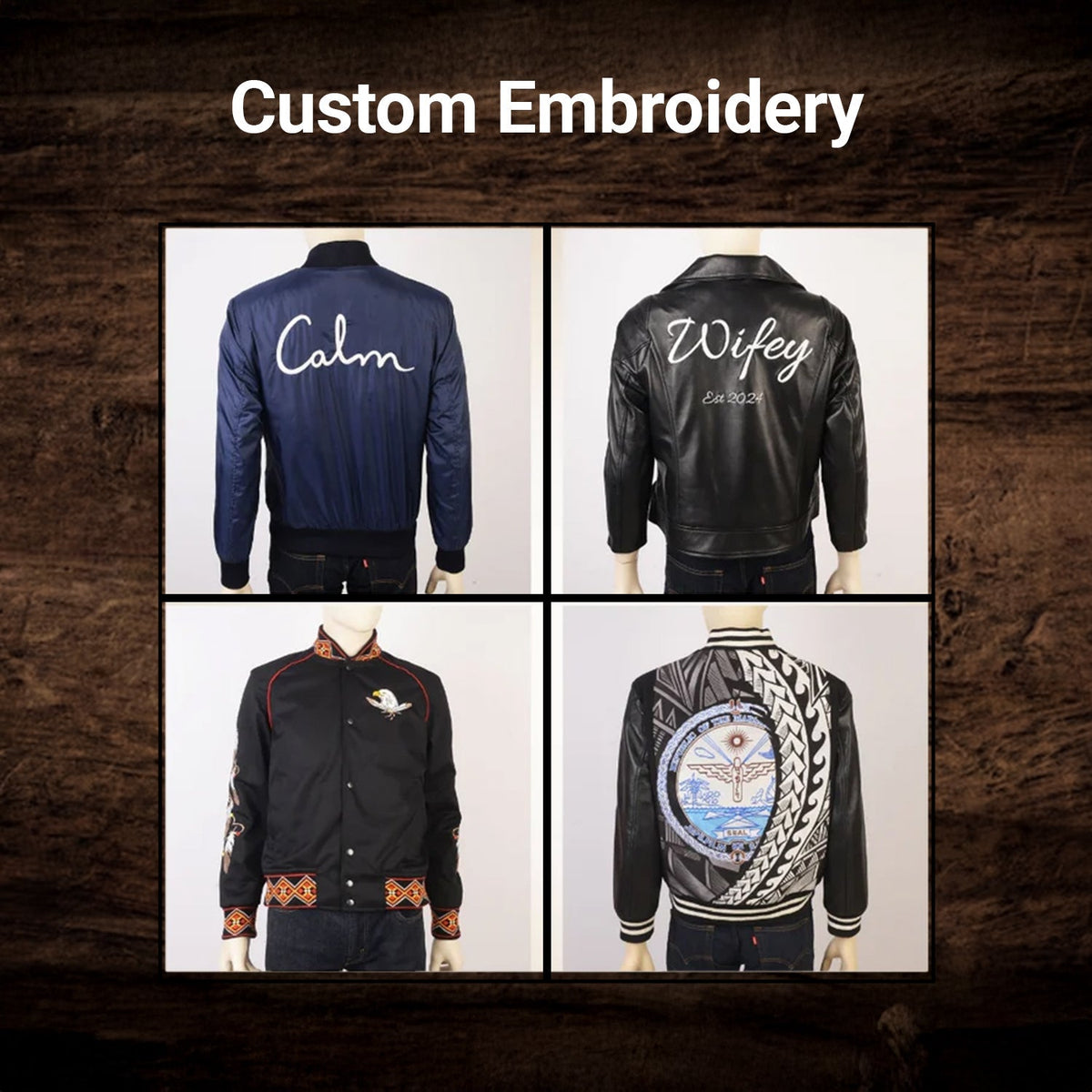 Design Your Own Leren Jas voor Dames – alternate product view 10