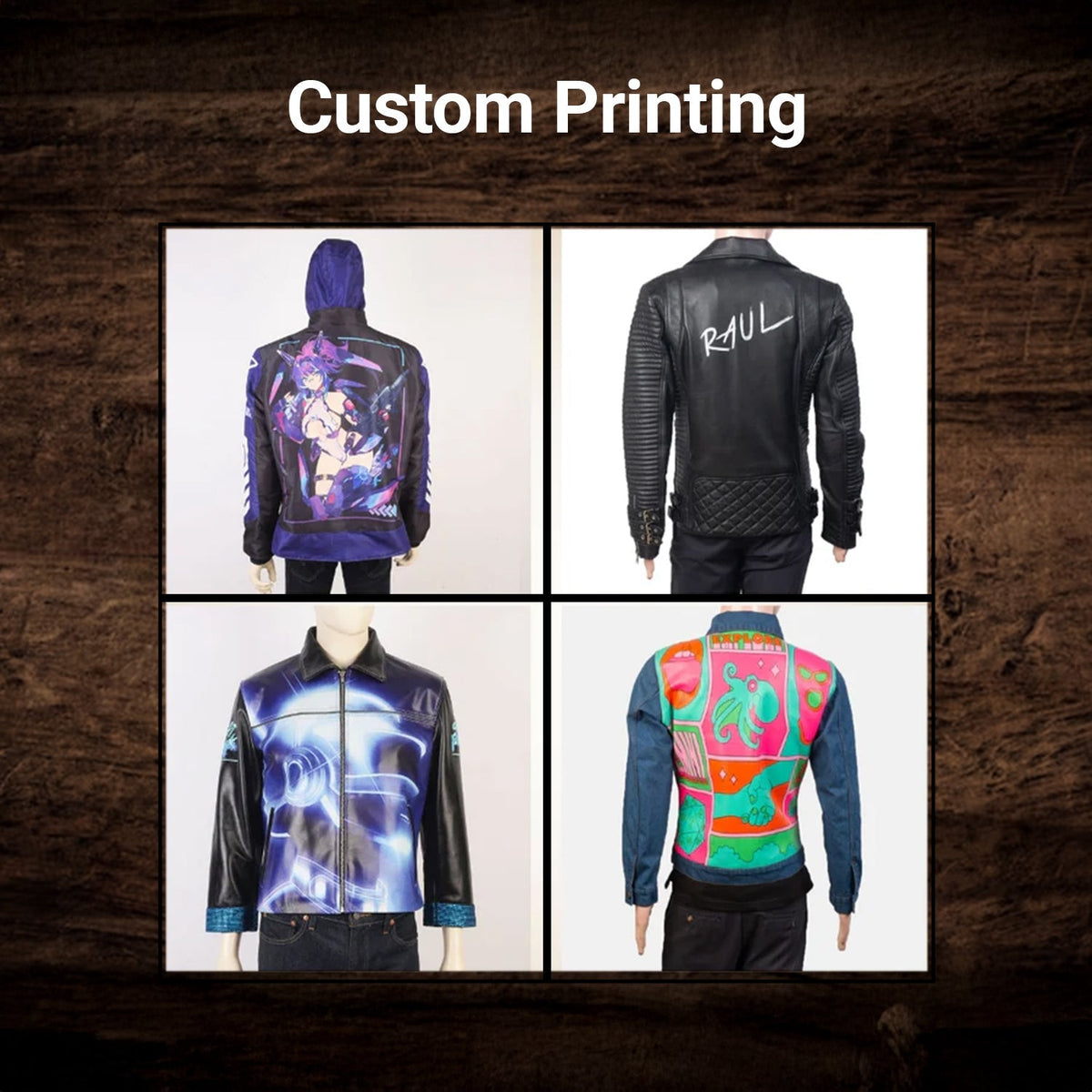 Design Your Own Leren Jas voor Dames – alternate product view 9