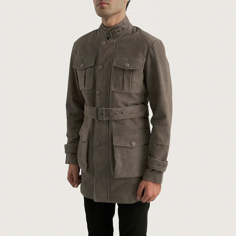 Dolf Grey Suède Jas voor Heren