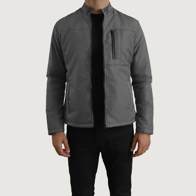 Elliot Grey Lightweight Leren Jas voor Heren
