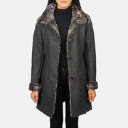 
Erica Shearling Leren Jas voor Dames – alternate product view 1