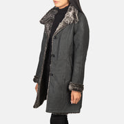 
Erica Shearling Leren Jas voor Dames – alternate product view 2