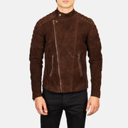 
Faisor Mocha Leren Bikerjack voor Heren – alternate product view 4