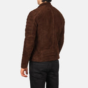 
Faisor Mocha Leren Bikerjack voor Heren – alternate product view 5