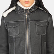 Fiona Hooded Lammycoat voor Dames – alternate product view 6