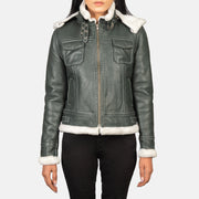 Fiona Hooded Lammycoat voor Dames – alternate product view 1
