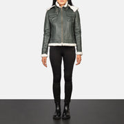 Fiona Hooded Lammycoat voor Dames – alternate product view 2