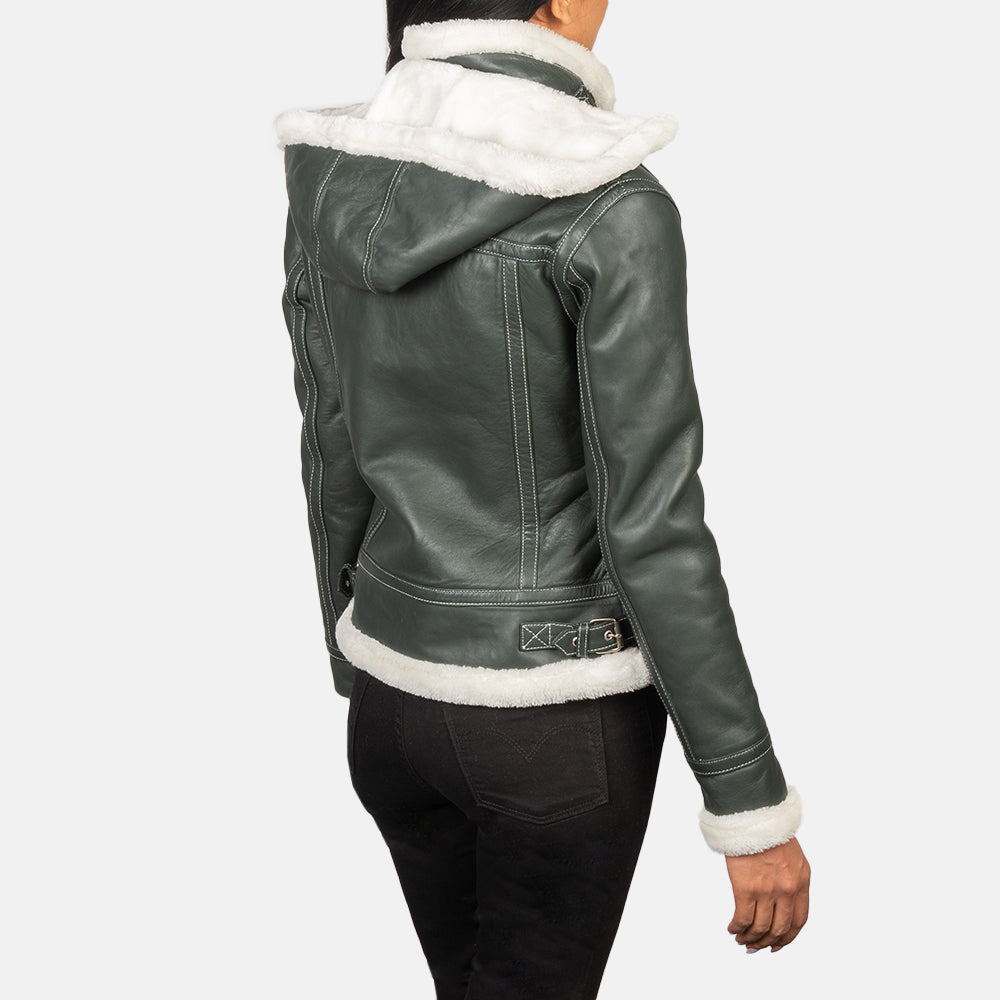 Fiona Hooded Lammycoat voor Dames – alternate product view 5