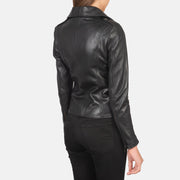 Flashback Leren Bikerjack voor Dames – alternate product view 5