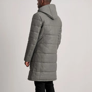 
Floyd Leren Jas Lichtbruin Puffer Leren Jas voor Heren – alternate product view 5