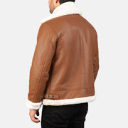 Francis B-3 Zwart Leren Bomberjack voor Heren – alternate product view 5