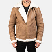 Francis B-3 Zwart Leren Bomberjack voor Heren – alternate product view 1