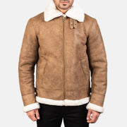 Francis B-3 Zwart Leren Bomberjack voor Heren – alternate product view 4