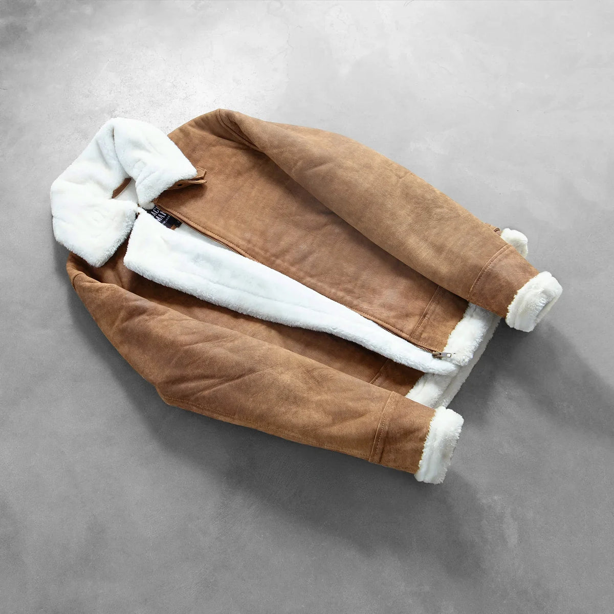 Francis B-3 Zwart Leren Bomberjack voor Heren – alternate product view 8