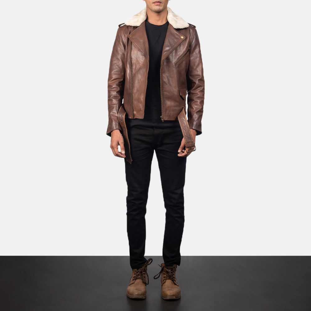 
Furton Leren Bikerjack voor Heren – alternate product view 4