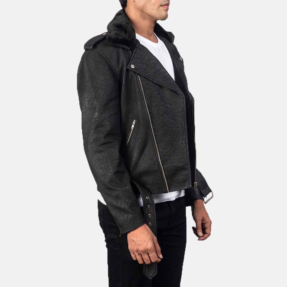 
Furton Leren Bikerjack voor Heren – alternate product view 2