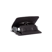 Glasses Case Maplewood voor Dames in Classic 100% Full-Grain Leather - Front Profile View &amp; Tailored Silhouette | Buy Online