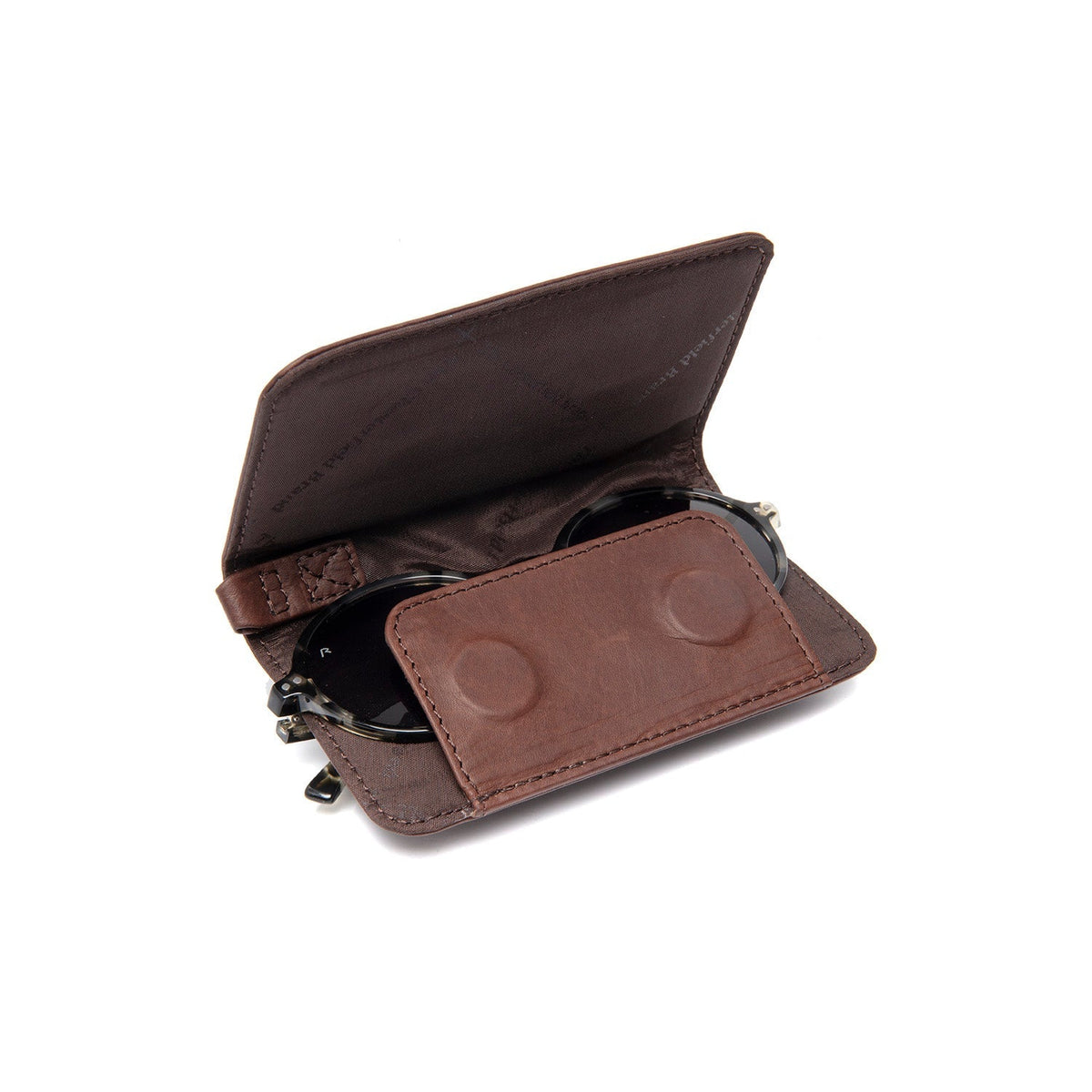 Brown Glasses Case Maplewood voor Dames, front view