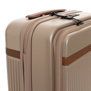 
Tailored Rib Cuffs & Hem Craftsmanship Construction Detail on Hand Luggage Suitcase Front Pocket Zuna voor Dames voor Dames