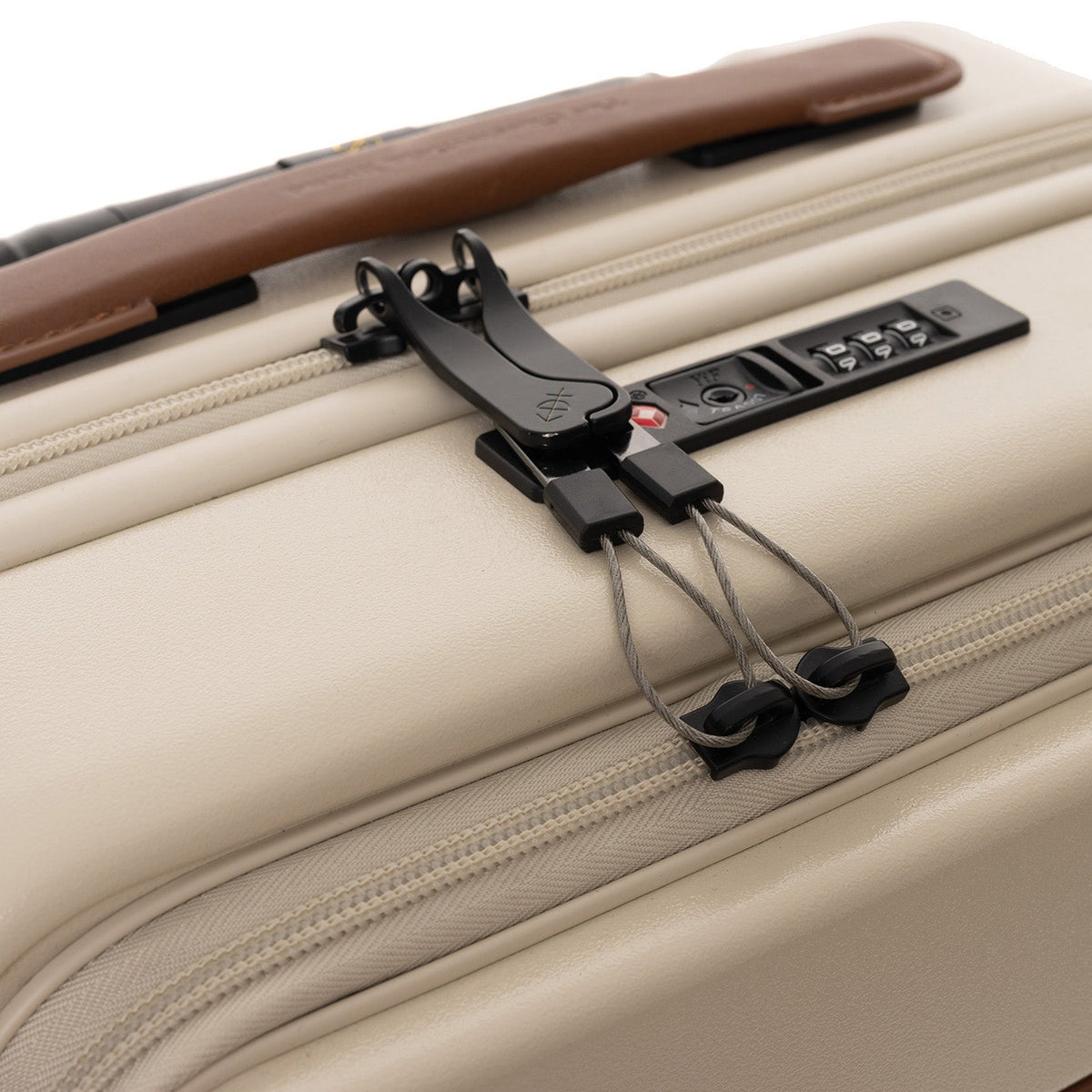 
Sandy Beach Hand Luggage Suitcase Front Pocket Zuna voor Dames voor Dames, detail view 4