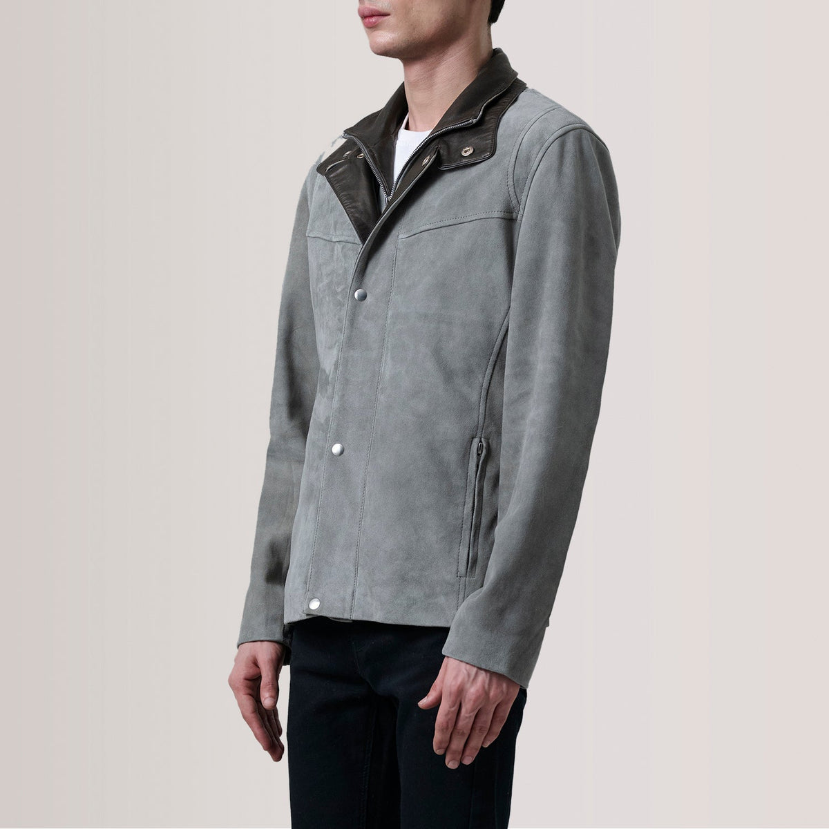 Henrik Leren Jas voor Heren – alternate product view 3