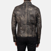 Ionic Leren Bikerjack voor Heren – alternate product view 6