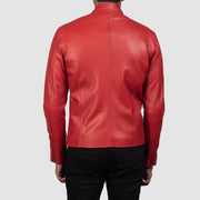 Ionic Leren Bikerjack voor Heren – alternate product view 6