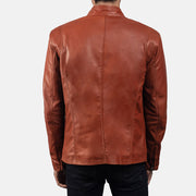 Ionic Leren Bikerjack voor Heren – alternate product view 5