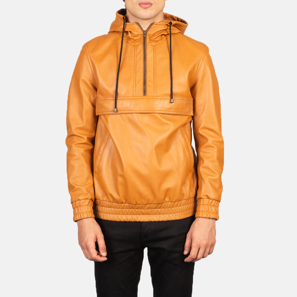 
Kenton Hooded Leren Jas voor Heren – alternate product view 1