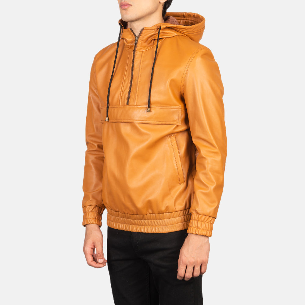 
Kenton Hooded Leren Jas voor Heren – alternate product view 2
