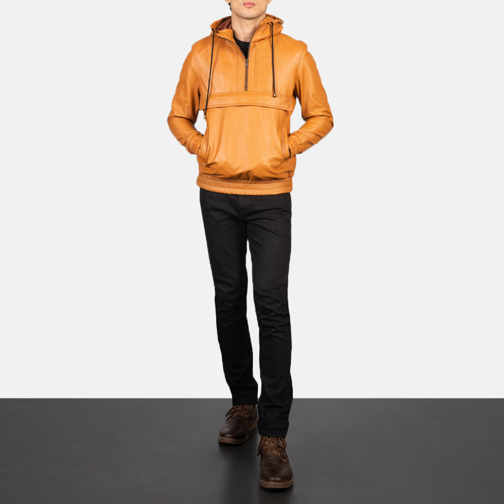 
Kenton Hooded Leren Jas voor Heren – alternate product view 3