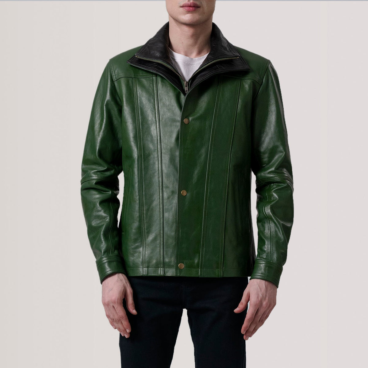 Klen Leren Jas voor Heren – alternate product view 5