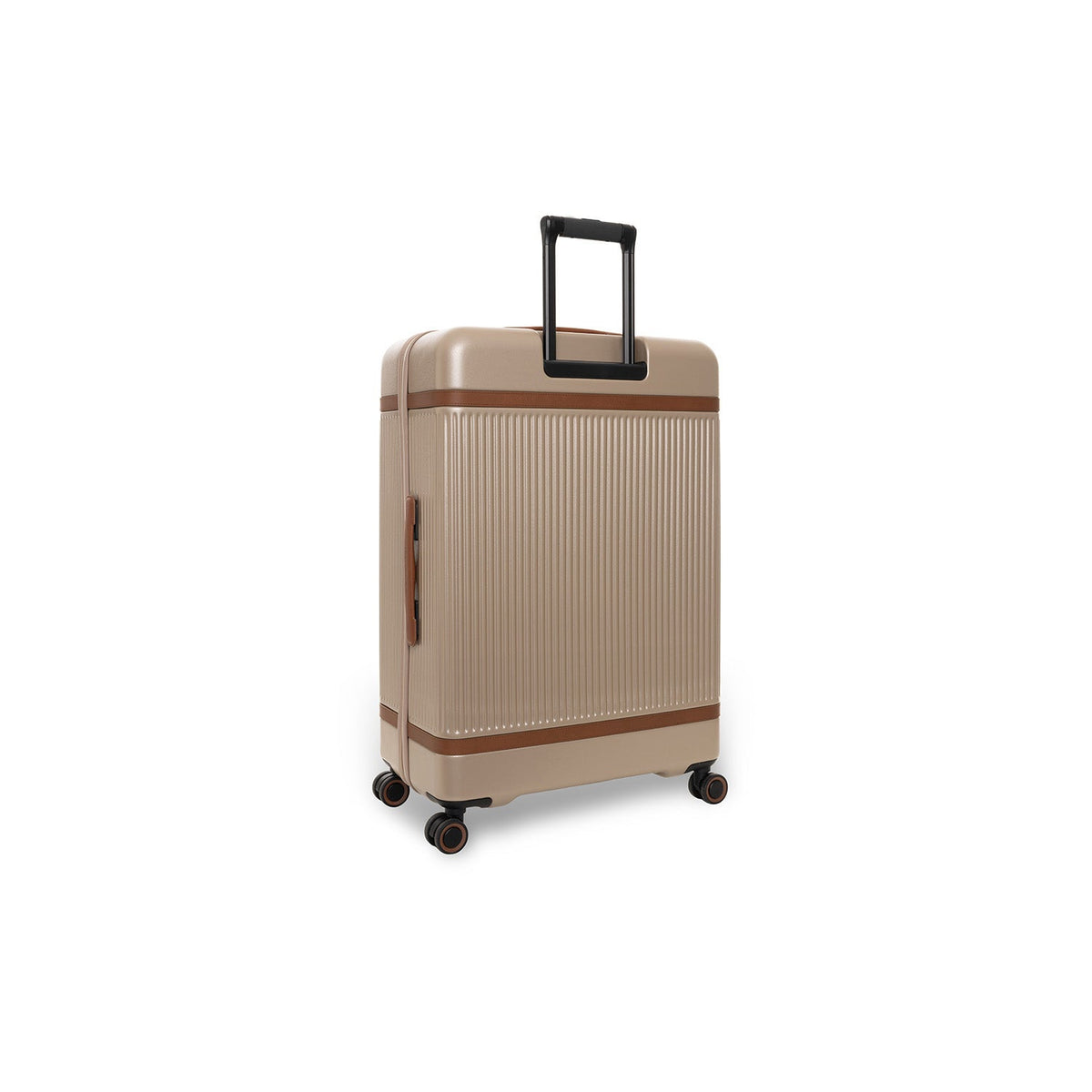 Tailored Rib Cuffs &amp; Hem Craftsmanship Construction Detail on Large Suitcase Zuna voor Dames
