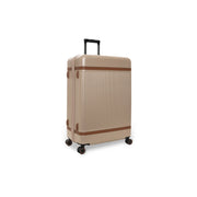 Large Suitcase Zuna voor Dames in Classic 100% Full-Grain Leather - Front Profile View &amp; Tailored Silhouette | Buy Online