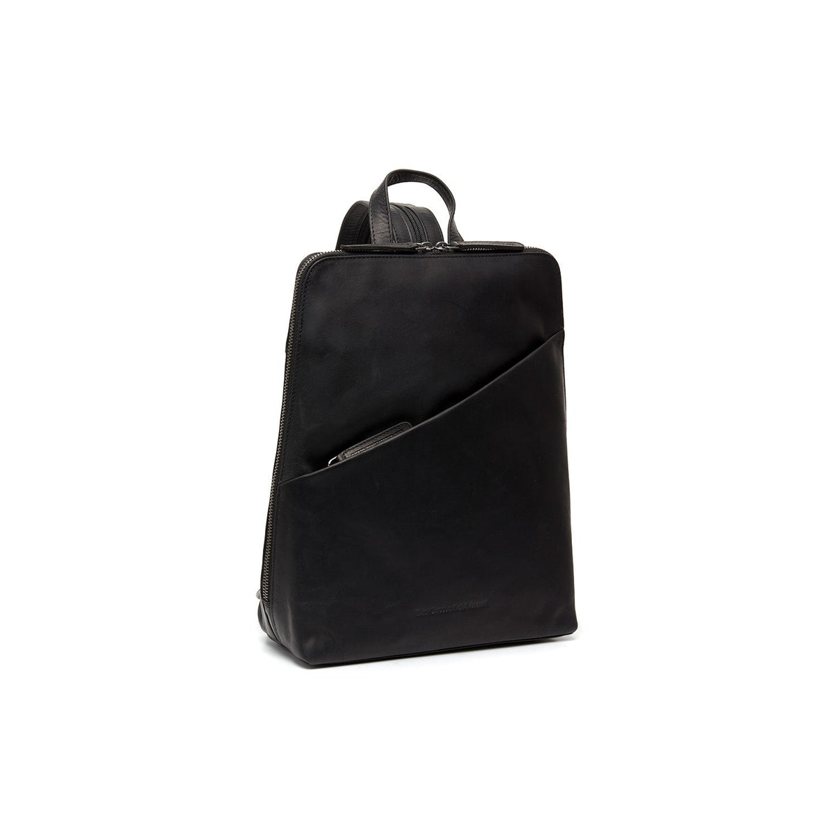 Amanda Full-Grain Leather Backpack voor Dames in Classic 100% Full-Grain Leather - Full Exterior Front Profile View | Buy Online
