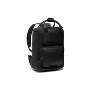 Bellary Full-Grain Leather Backpack voor Dames in Classic 100% Full-Grain Leather - Full Exterior Front Profile View | Buy Online