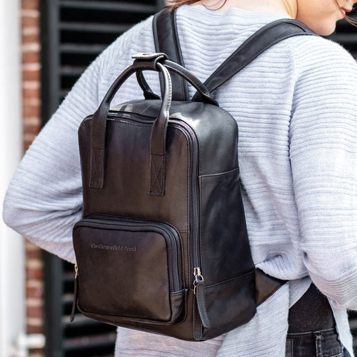 Bellary Full-Grain Leather Backpack voor Dames
