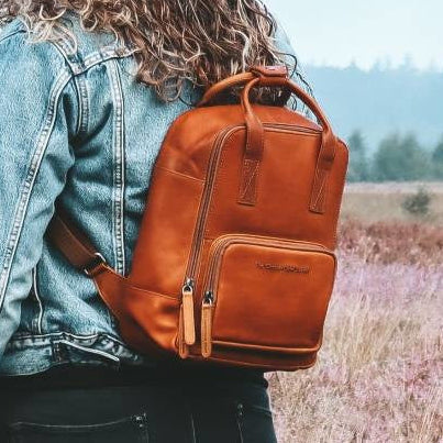 Bellary Full-Grain Leather Backpack voor Dames – alternate product view 2