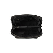 Solid Antique Brass Hardware &amp; Heavy-Duty Dual Zipper Detail on Floran Full-Grain Leather Backpack voor Dames