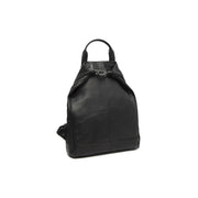 Manchester Full-Grain Leather Backpack voor Dames in Classic 100% Full-Grain Leather - Full Exterior Front Profile View | Buy Online
