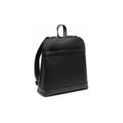 Tigris Full-Grain Leather Backpack voor Dames in Classic 100% Full-Grain Leather - Full Exterior Front Profile View | Buy Online