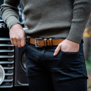 Aayden Full-Grain Leather Belt voor Heren – alternate product view 3
