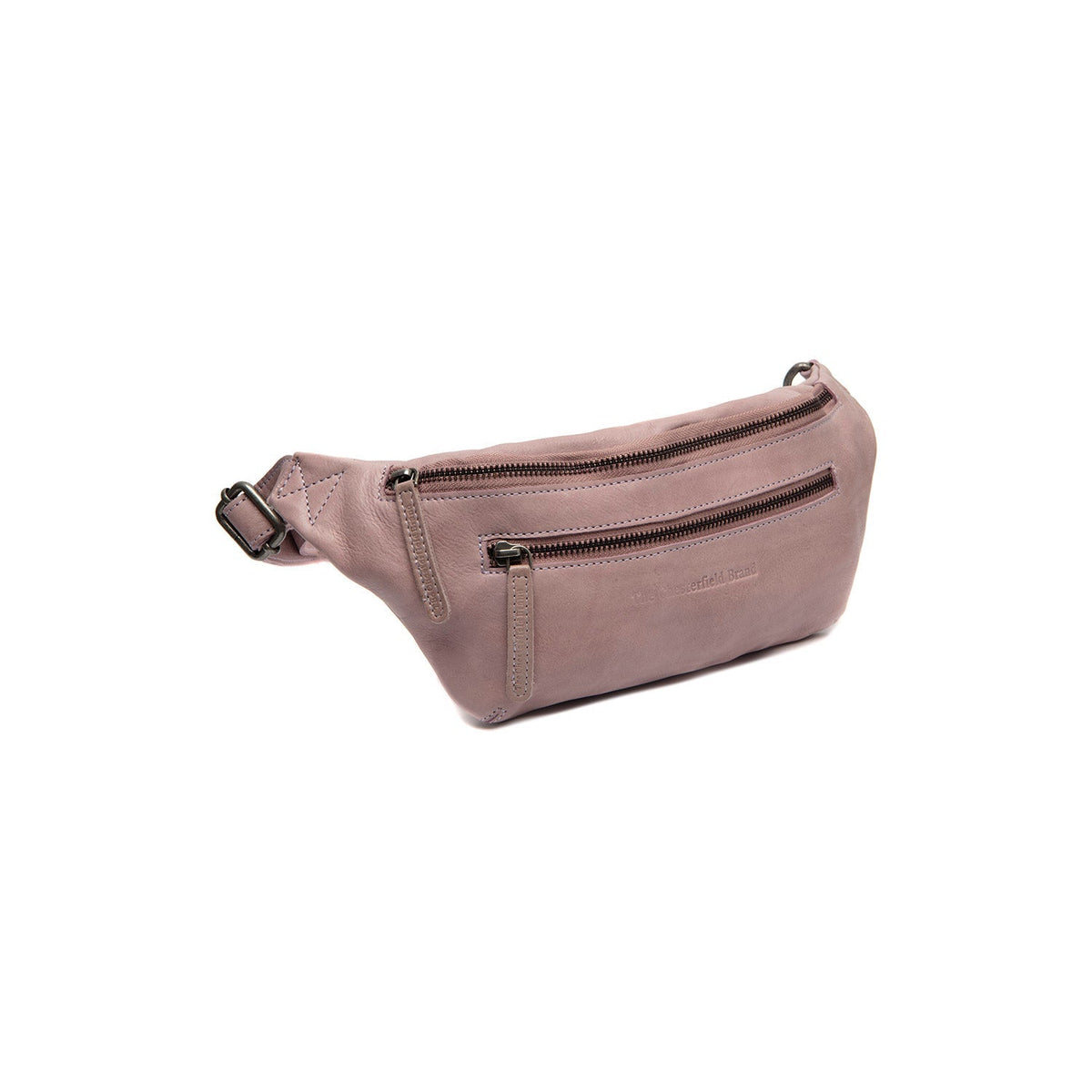Severo Full-Grain Leather Belt Bag voor Dames in Classic 100% Full-Grain Leather - Full Exterior Front Profile View | Buy Online