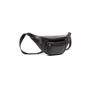 Vernio Full-Grain Leather Belt Bag voor Dames in Classic 100% Full-Grain Leather - Full Exterior Front Profile View | Buy Online