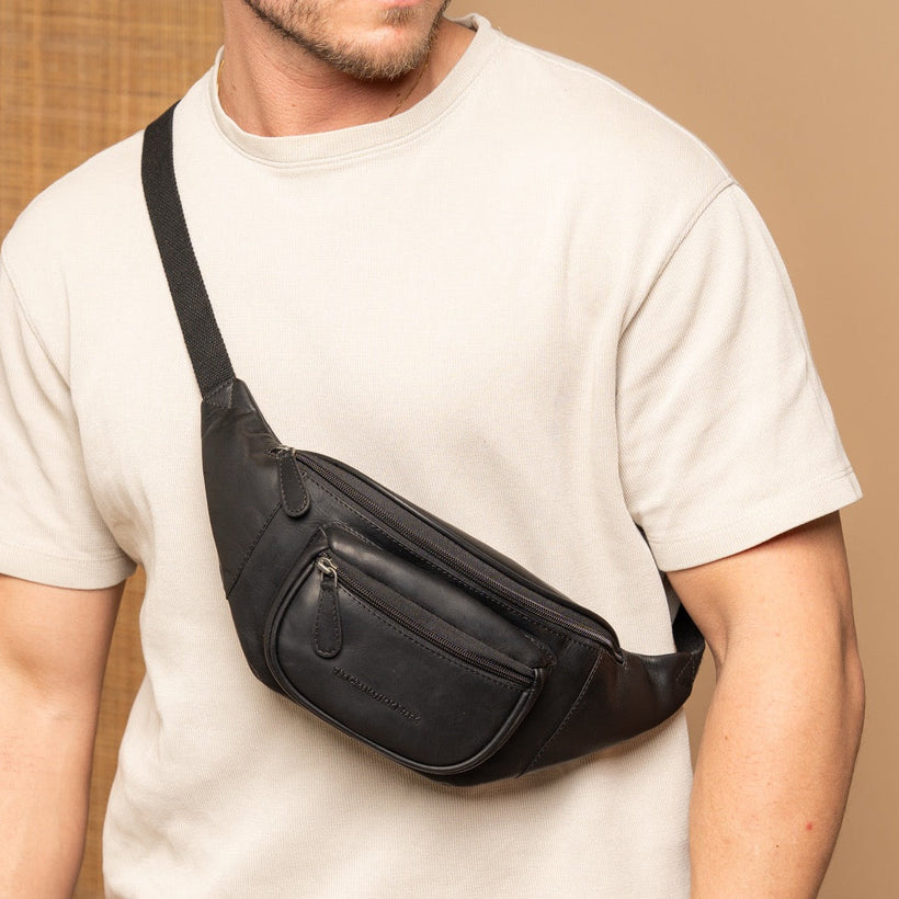 Vernio Full-Grain Leather Belt Bag voor Dames