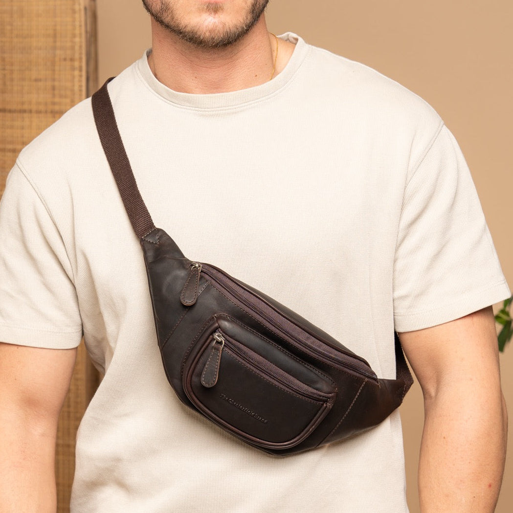 Vernio Full-Grain Leather Belt Bag voor Dames – alternate product view 2