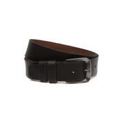 Copper Full-Grain Leather Belt voor Heren in Classic 100% Full-Grain Leather - Full Exterior Front Profile View | Buy Online