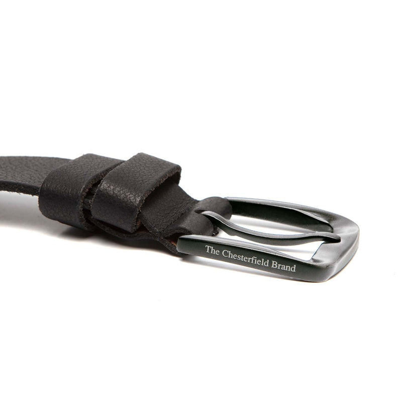 Copper Full-Grain Leather Belt voor Heren