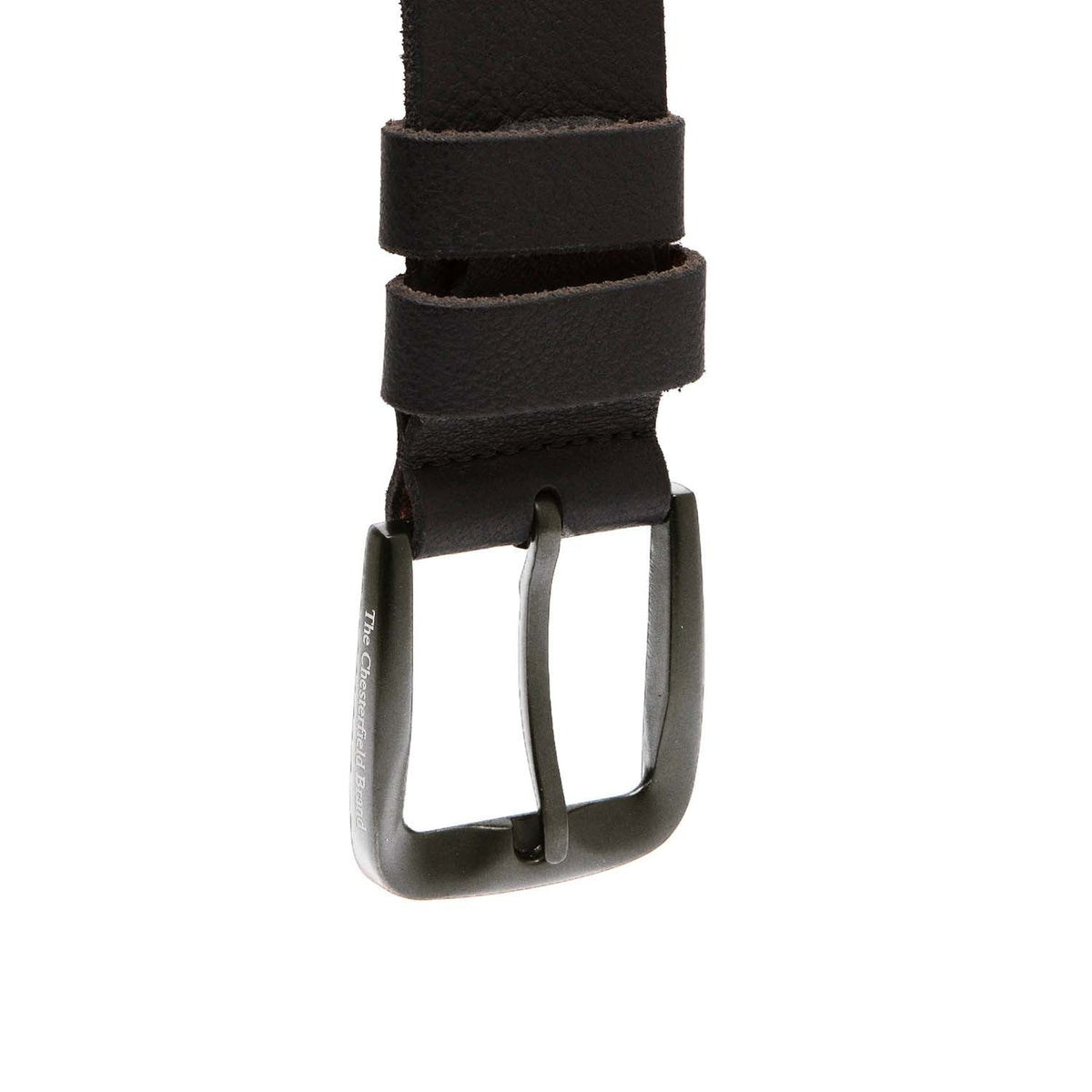 Copper Full-Grain Leather Belt voor Heren - Structured Side Profile Showing Gusset Depth &amp; Expansion Capacity